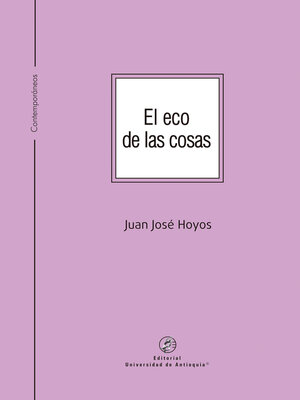cover image of El eco de las cosas
